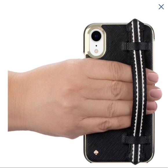 BNIB Kate Spade Wrap Strap Saffiano Case iPhone XR - Picture 2 of 13
